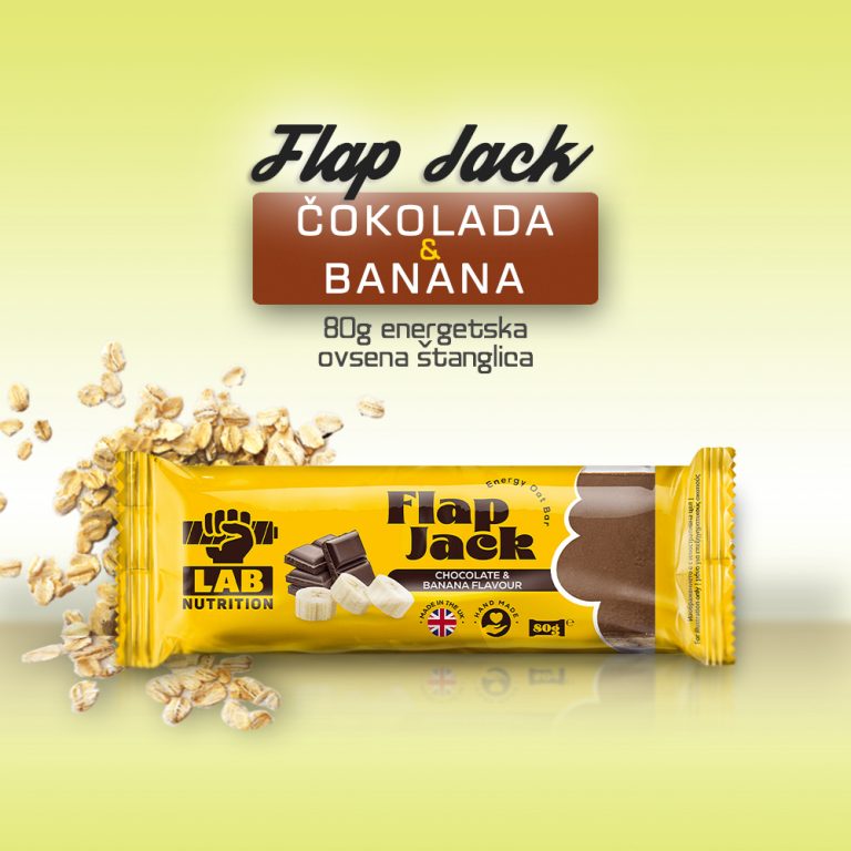 Ovsena štanglica FLAP JACK Čokolada&Banana