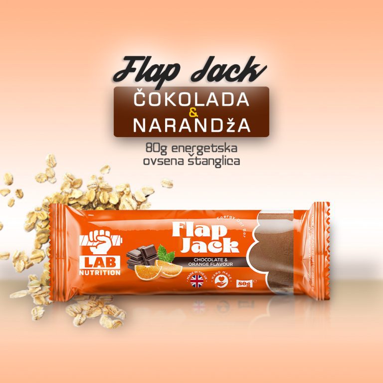 Ovsena štanglica FLAP JACK Čokolada&Narandža