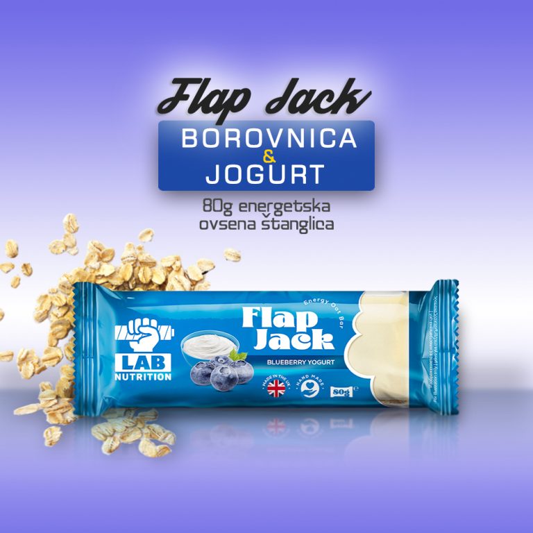 Ovsena štanglica FLAP JACK Borovnica&Jogurt