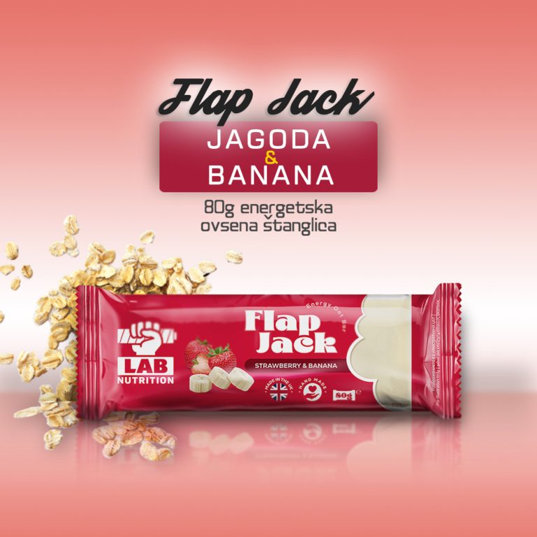 Ovsena štanglica FLAP JACK Jagoda&Banana