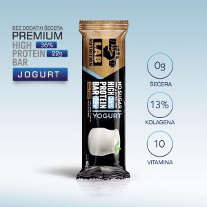 Proteinska čokoladica bez šećera – Jogurt – PREMIUM