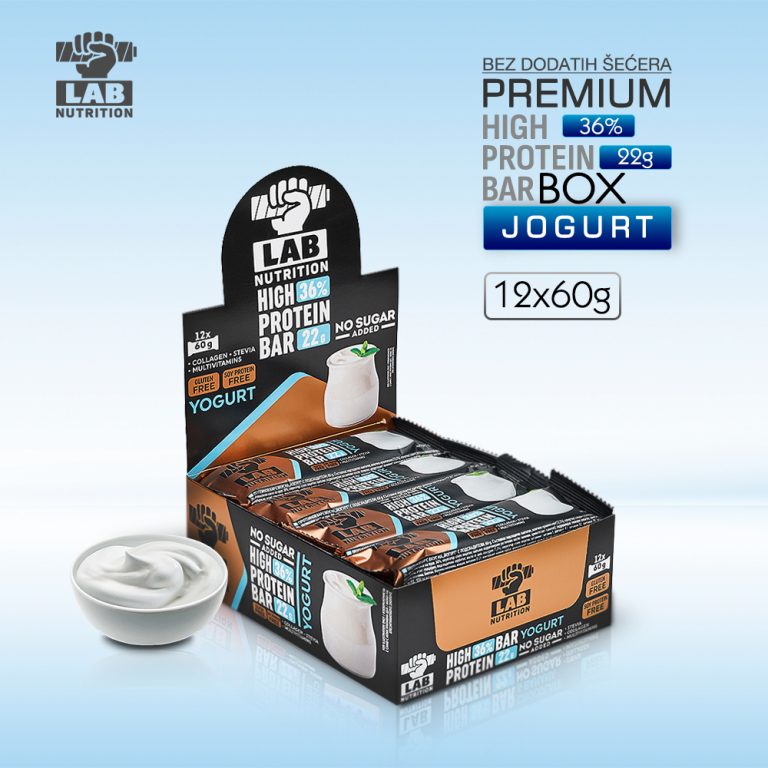 Proteinska čokoladica bez šećera – Jogurt – PREMIUM