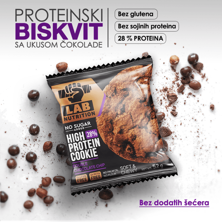 Proteinski BISKVIT sa ukusom ČOKOLADE 52g