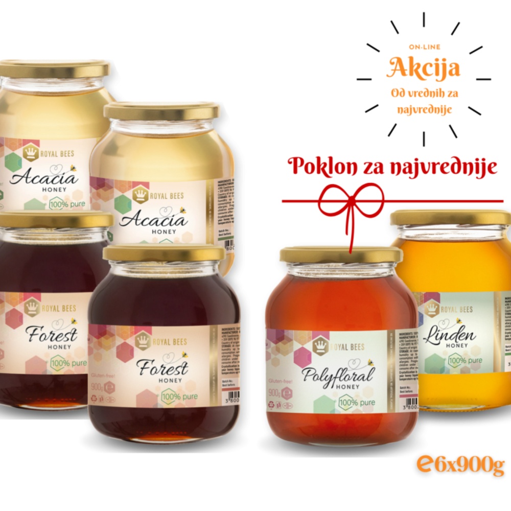 KOlekcija meneda 6*900g